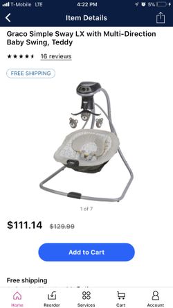 Baby swing