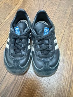 Adidas Samba Kids Sneakers Black White size 7k