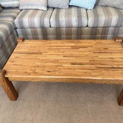 3 PCs - Coffee Table & 1 End Table +  Crystal Table Lamp Set.