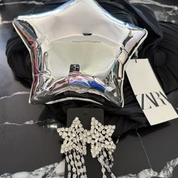 New Star Zara Clutch & Star Earrings 