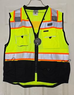 ML Kishigo Premium Black Series S5002 Surveyor Vest Size XL