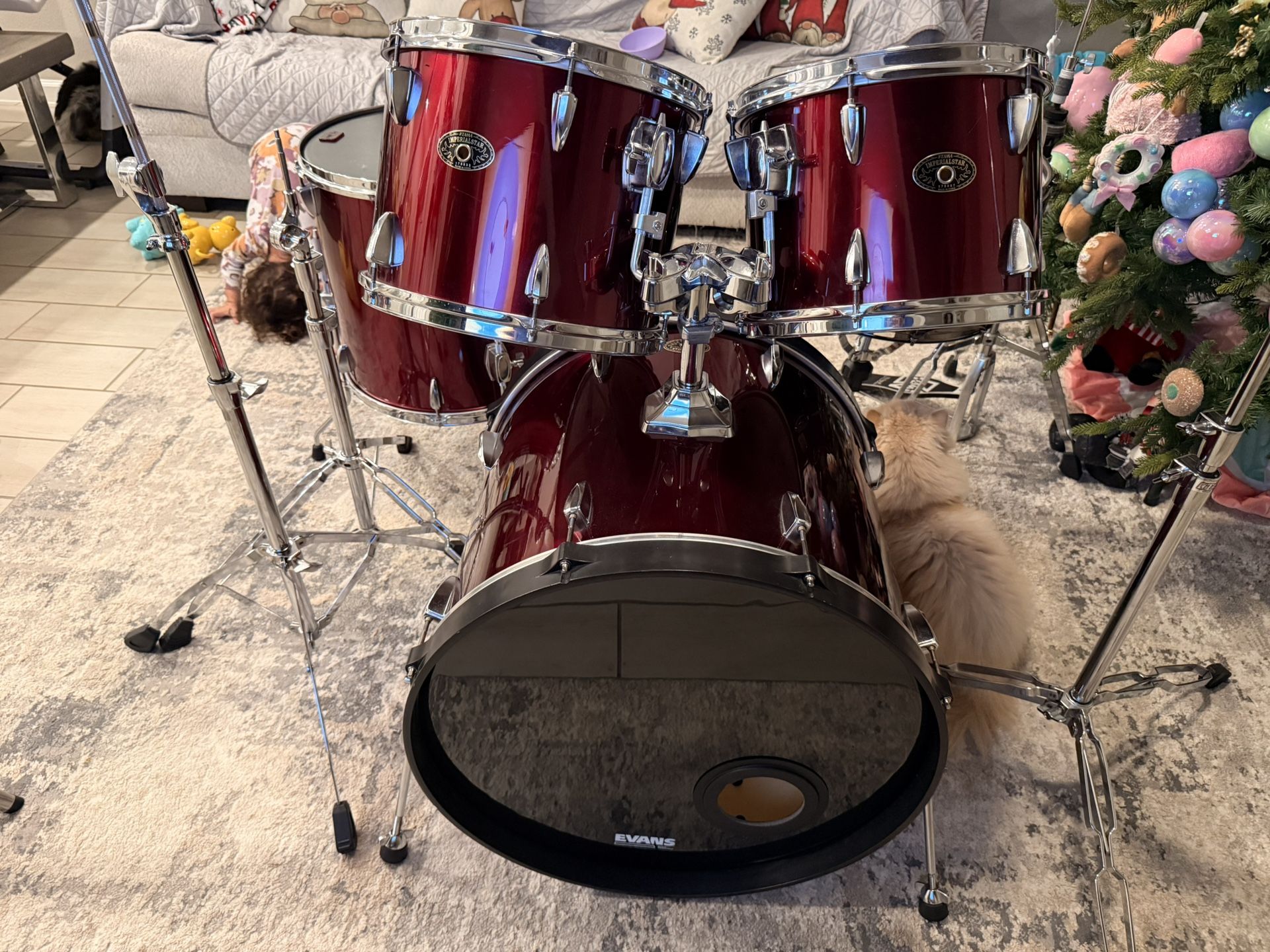 TAMA Drum Set – Imperialstar + TAMA S.L.P. Snare – Complete Kit