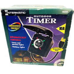 Intermatic HB35R 24 Hr Auto Outdoor Timer 10A 1200W-120V Grounded