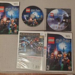 LEGO Harry Potter: Years 1-4  and Years 5 to 7 Nintendo  wii Video Game bundle