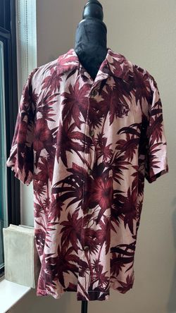 Tommy Bahama Texas A&M Aggies "Harbor Island Hibiscus" Silk Camp Shirt