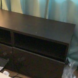 Tv cabinet and shelves