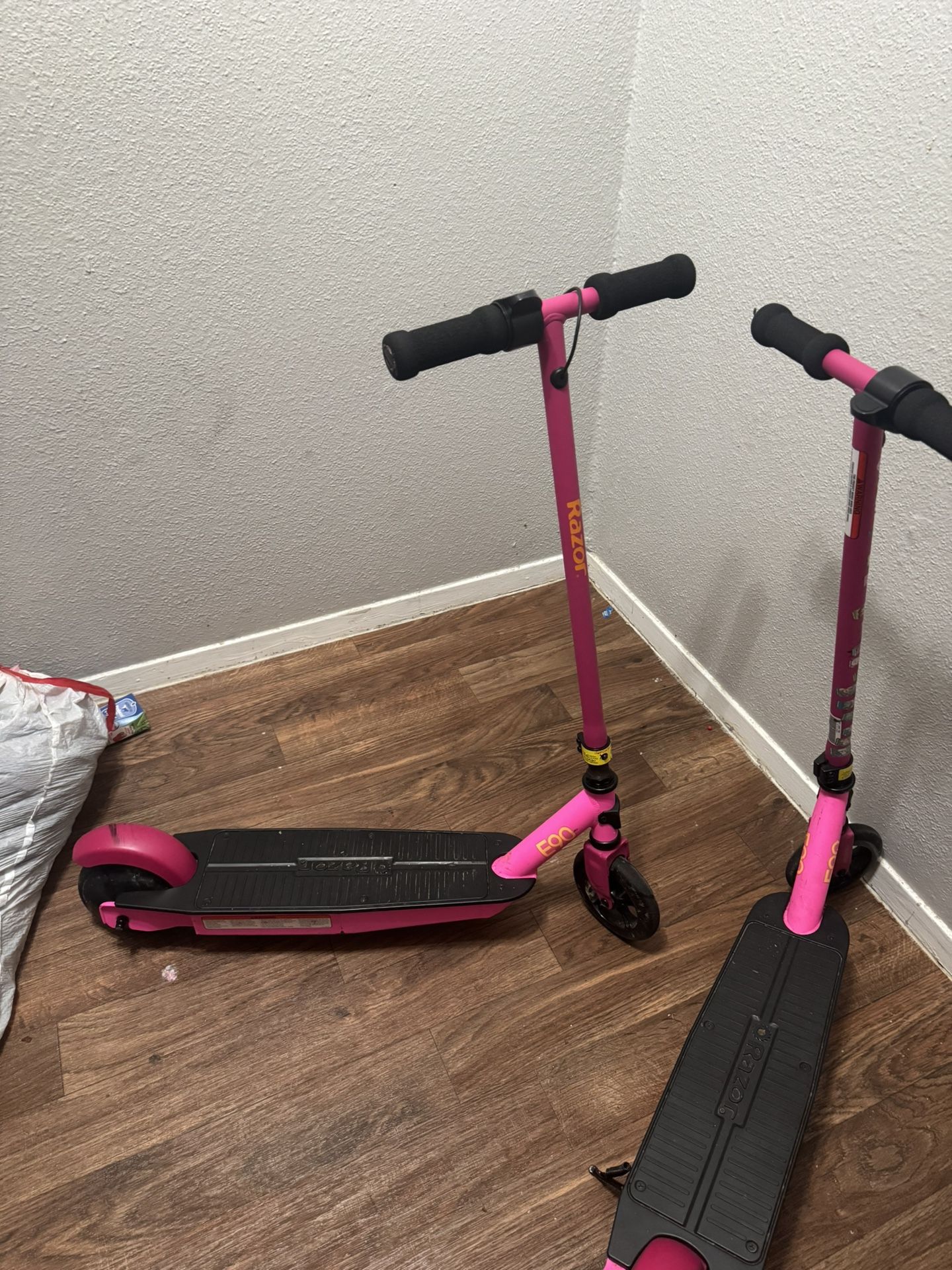 Pink And Black Electric Scooter