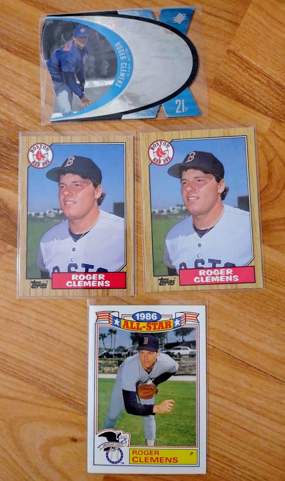Lot Of 4 Roger Clemens Baseball Cards 