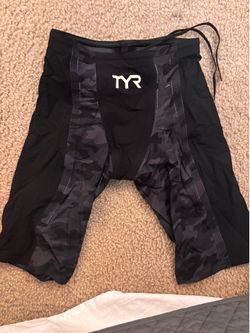 TYR Shockwave Tech Suit Size 27 High Waist – FINA Approved Racing Jammer