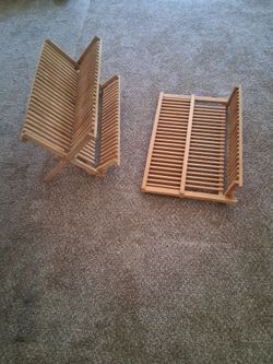 Kitchen Solid Teak Wood Dish Drying Racks