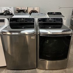 ✨ LG Jumbo Capacity Top Load Washer & Electric Dryer Set ✨