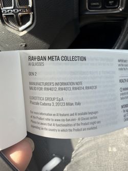 Rey ban meta gen 2