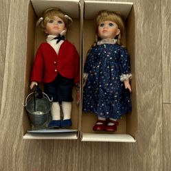 Delton Product Corp Porcelain Doll Collection 