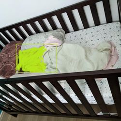 Infant to Toddler convertible crib