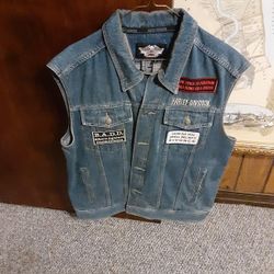 Harley Davidson Jean Muscle Jacket