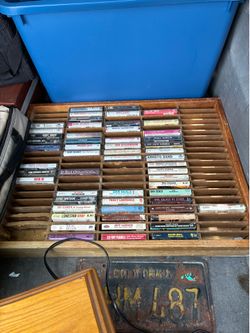 Antique cassettes holder