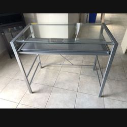 Glass Top Small Desk~in Brentwood ~$75