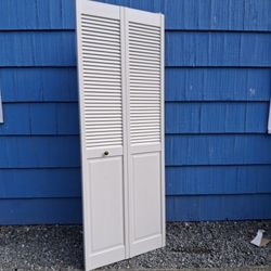 2-Folding Doors Wood 30x80