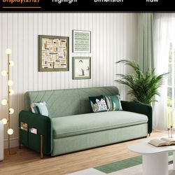 WAYFAIR 3-Seater Velvet Convertible Sleeper Sofa Couch with Storage (orig. $1050)
