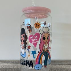 16 OZ - Karol G/ Selena Glass Cup