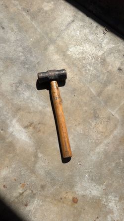 Vintage Steel Sledge Hammer Wood Handle