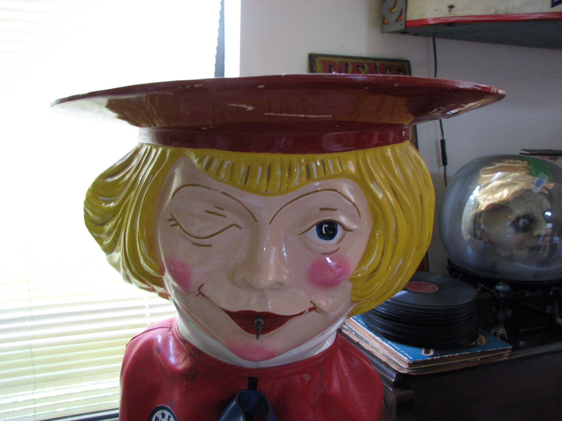 Original Rare Buster Brown Helium Balloon Blower Advertising