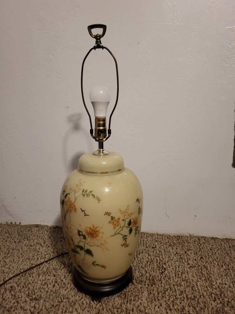 Painted Ginger Jar Lamp