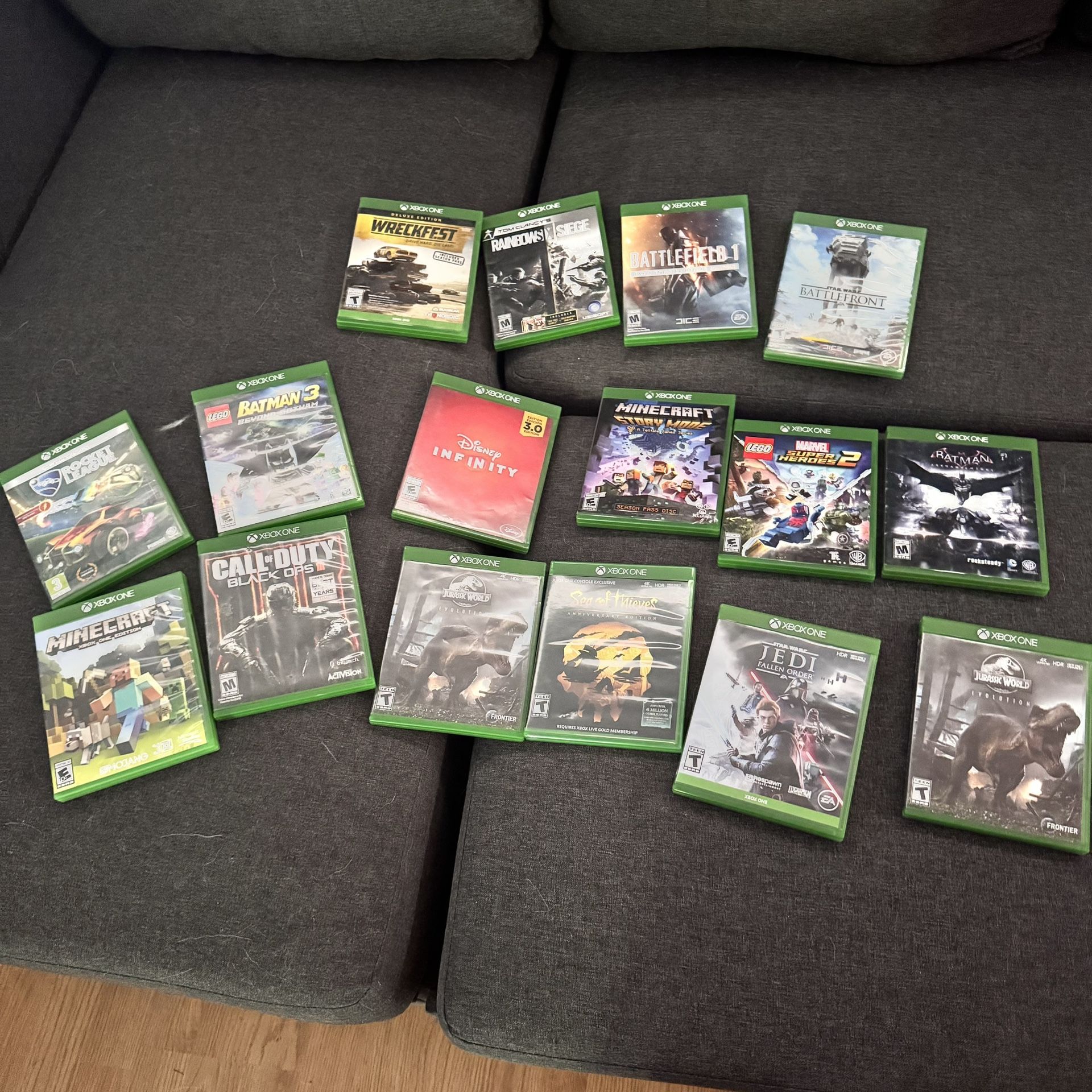 A Bunch Xbox One Games