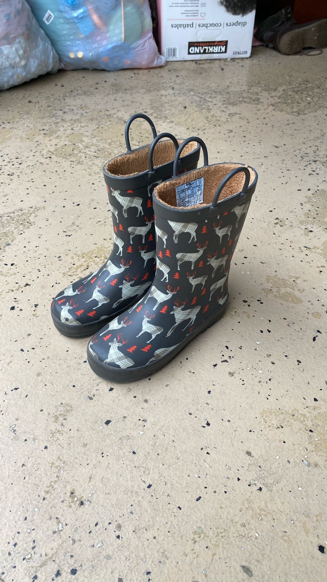 Boys Rain Boots Size 12