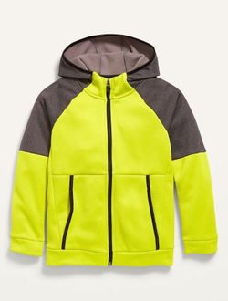 Techie Fleece Color-Blocked Zip Hoodie Sweatshirt Sweater Top long sleeve kids XL Extra Large 12 shirt
