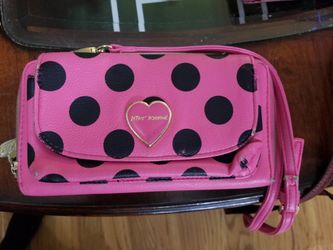 Betsey johnson crossbody purse
