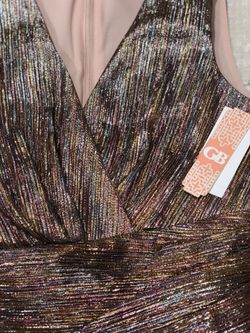 Cute GB Pink metallic Short Dress NWT