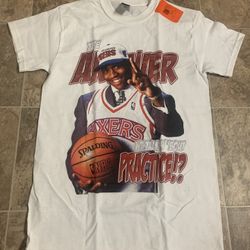 Brand New Allen iverson “The Answer” Graphic Tee