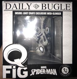 Loot Crate Exclusive Stan Lee Spider-Man Daily Bugle Web Slinger Q-FiG