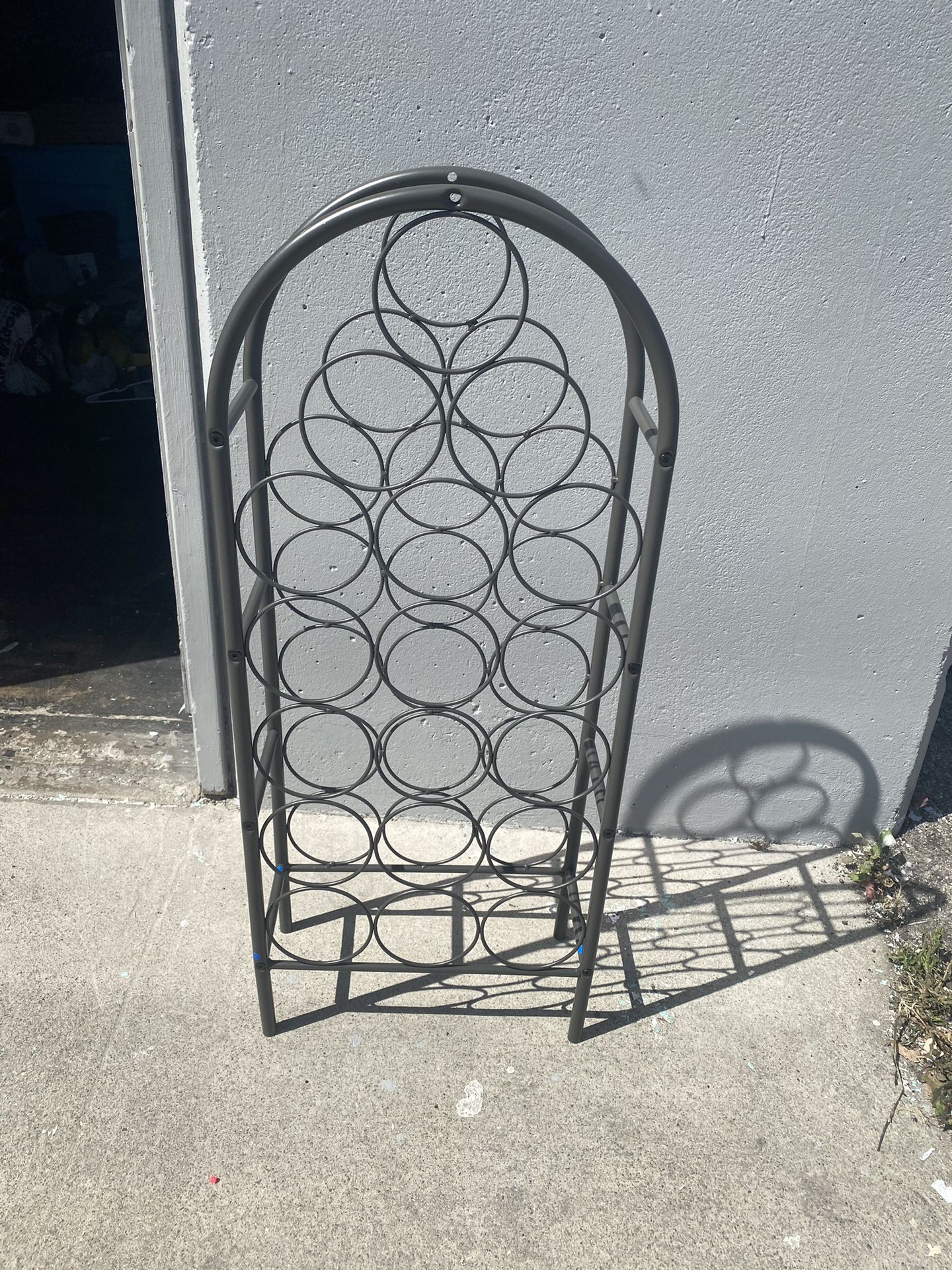 New Metal Wine Rack 36” High X 15” Wide X 7” Deep