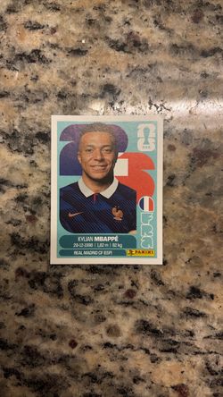 Player card Kylian Mbappe FRA number 20