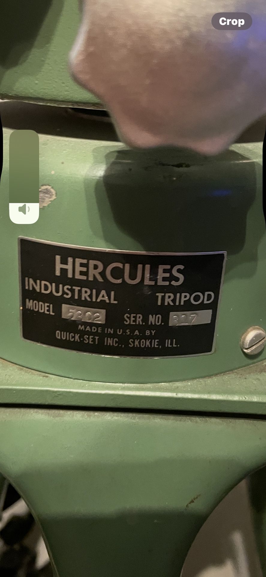 HERCULES INDUSTRIAL TRIPOD AND PAN HEAD