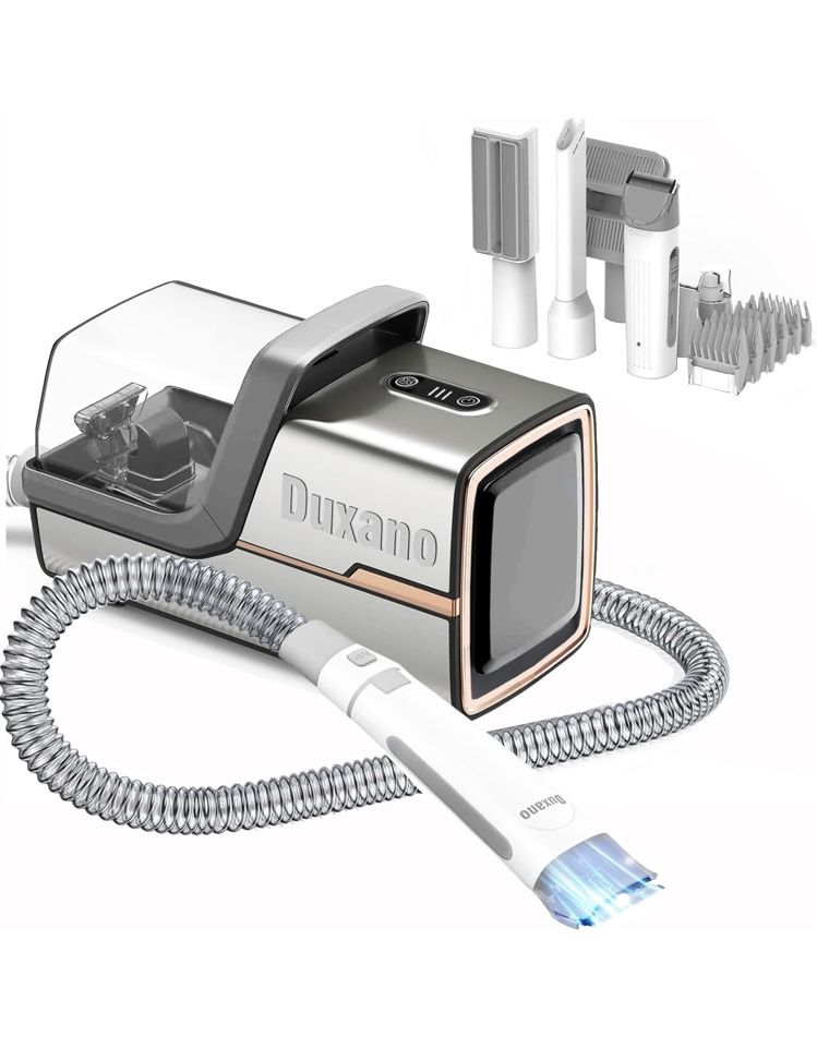 Dog Grooming Kit, Multi-Functional Hair Trimmer & Vacuum