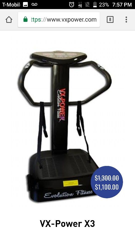 VX-POWER X3 Vibration Plate. for Sale in Orlando, FL - OfferUp