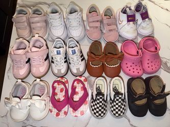 toddler girl shoe lot sizes 4, 4.5 & 5