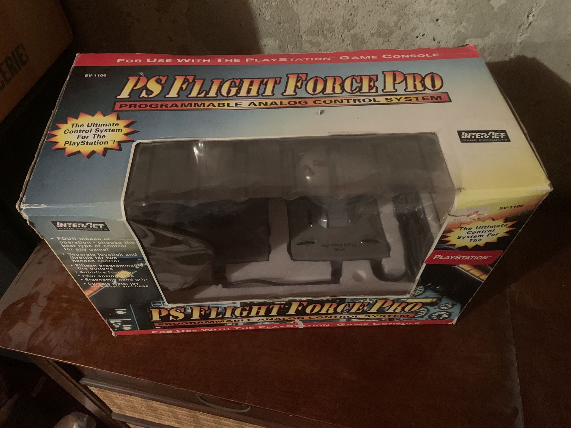 PlayStation Flight Force Fighter Jet Joystick/throttle