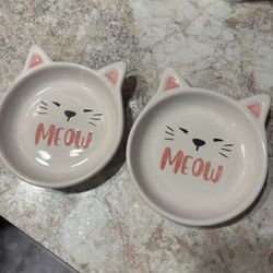 Very Sturdy Cat Dish Bowls! (rubber bottom)