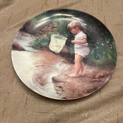 Little Girl Collectors Plate