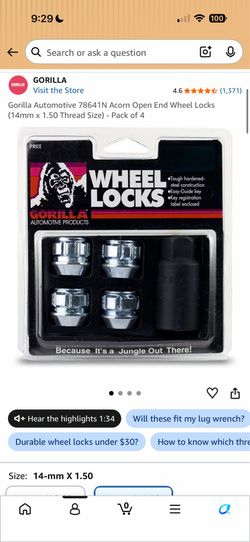 Tesla wheels lock