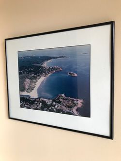 Aerial Photography of Gloucester, Massachusetts- Framed and Matted Print- NEW!!