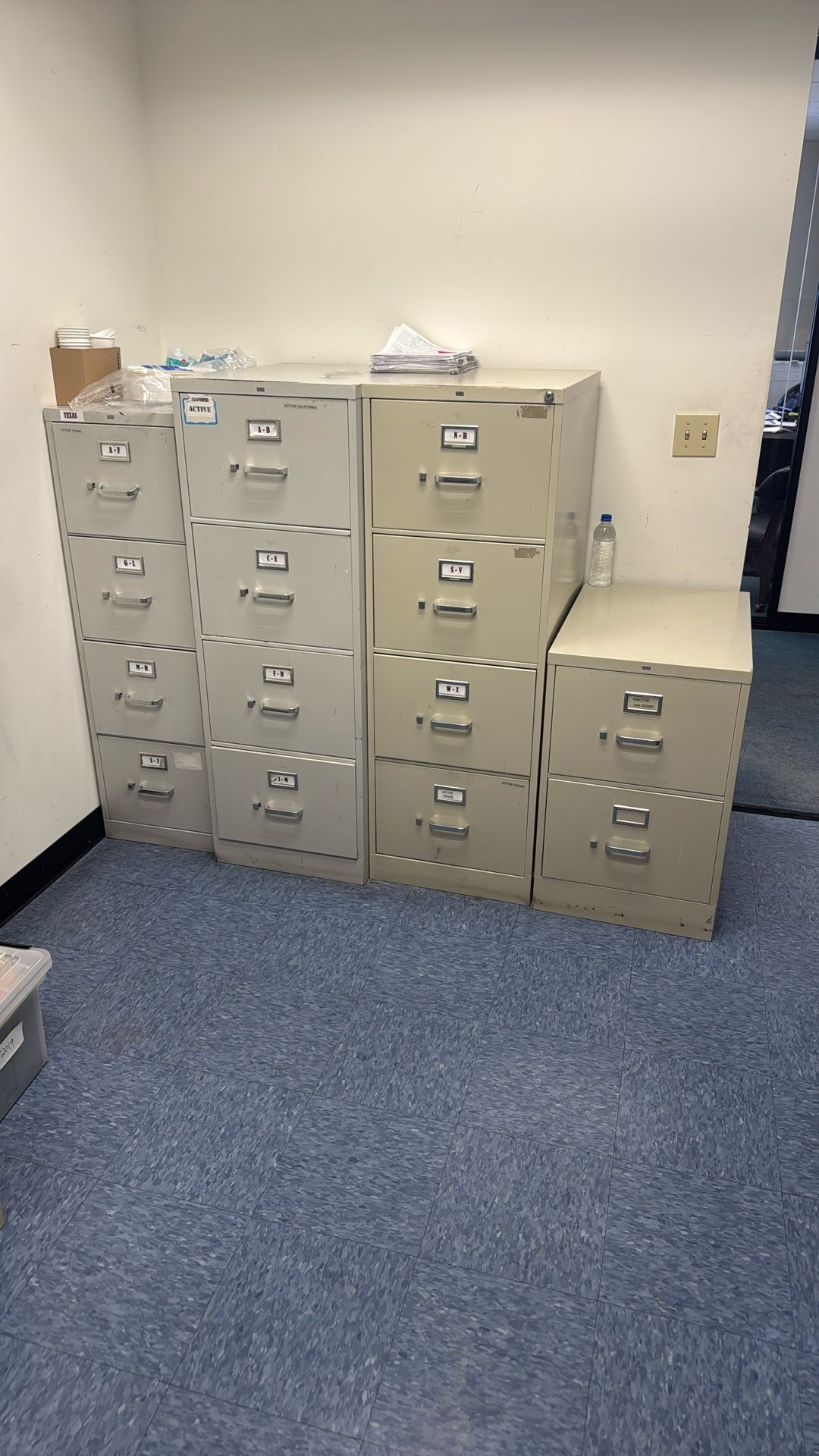 File cabinets