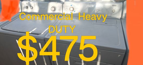 $474 HEAVY DUTY Washer Dryer commercial /  water heater boiler stove