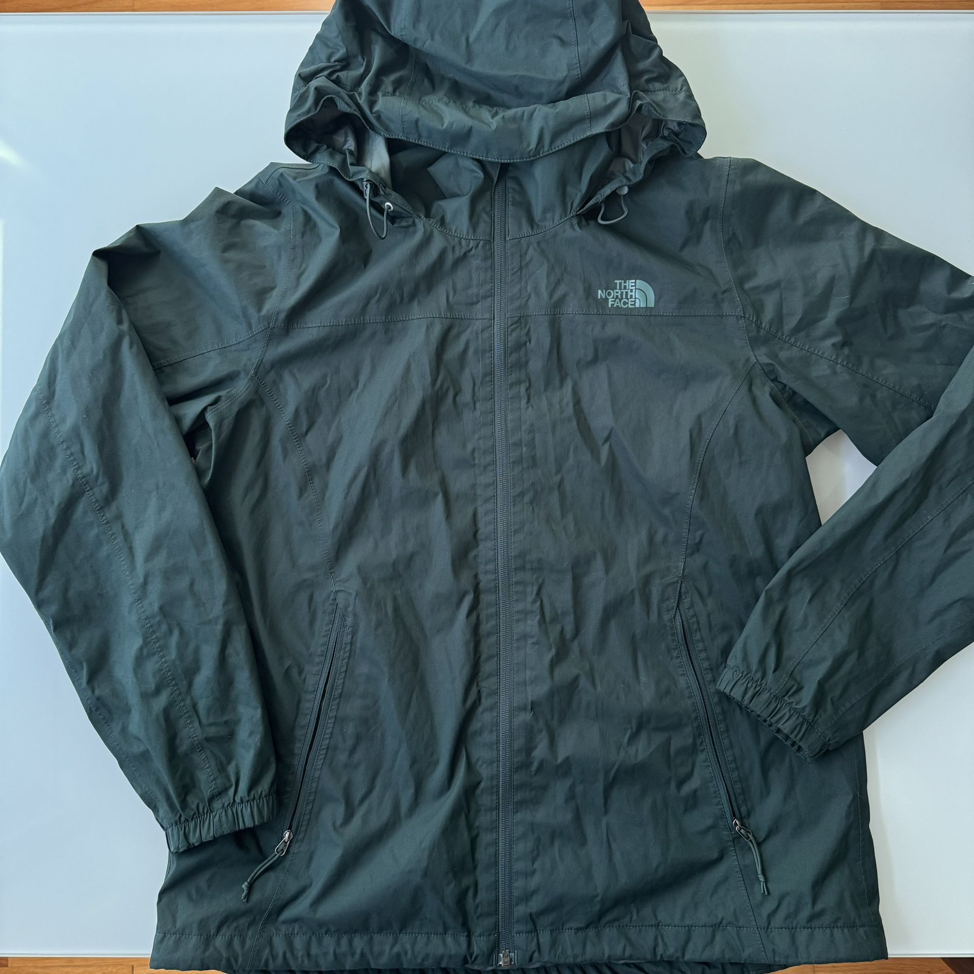 Women Large - Dark Green The North Face Antora Waterproof Jacket Coat