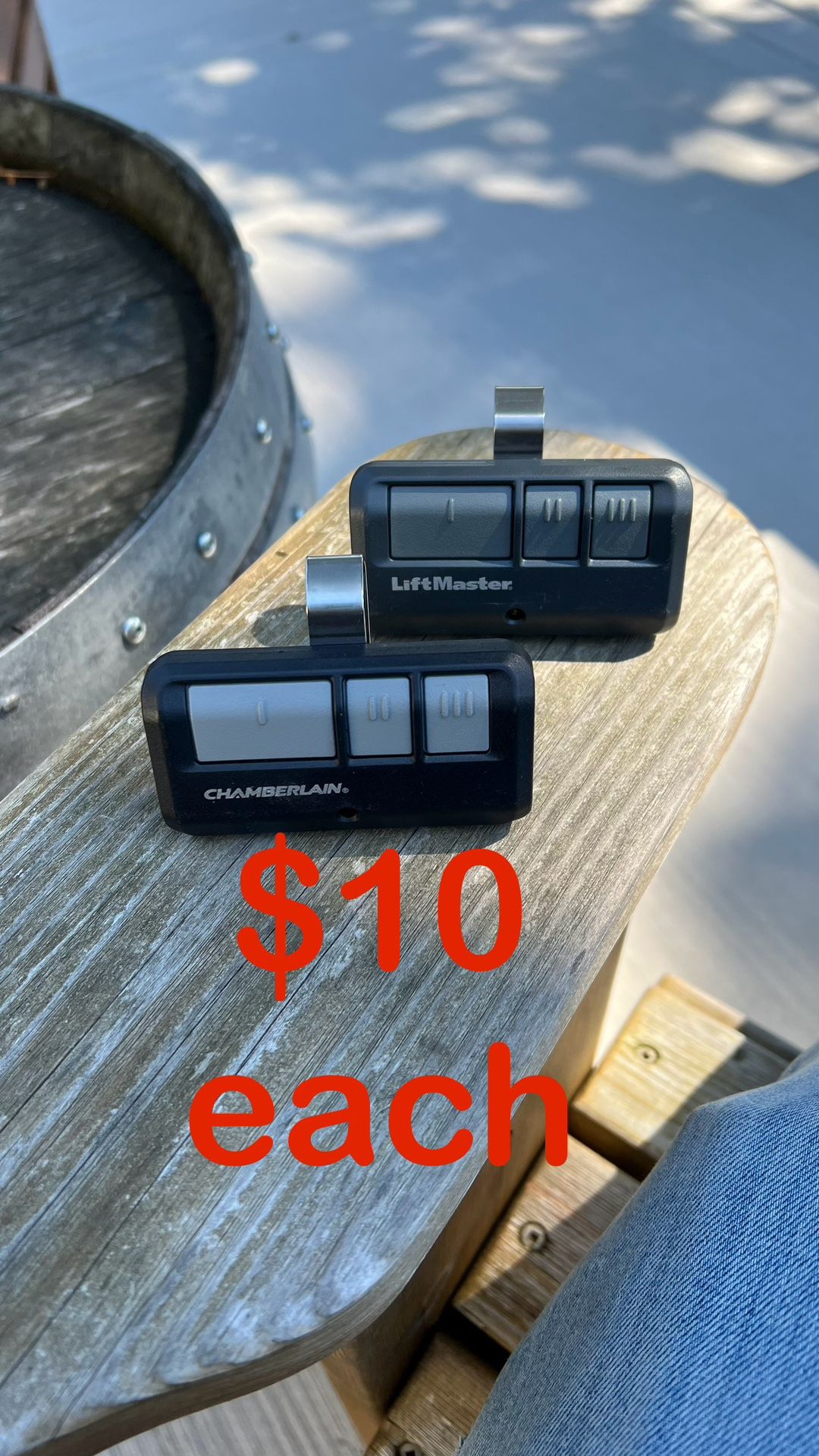 Garage Door Openers $10 Each