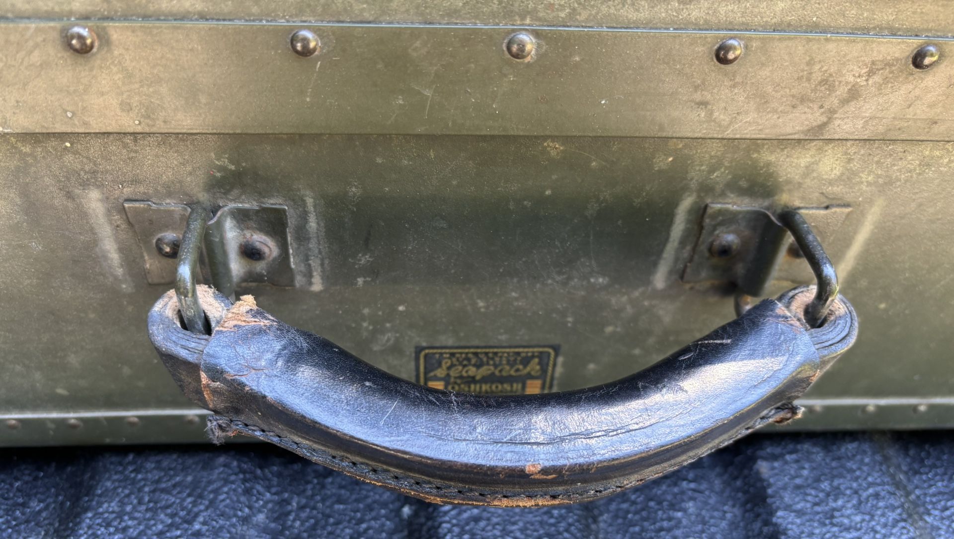 WWII US Navy Aviation Seapack OSHKOSH Miltary Suitcase Luggage for